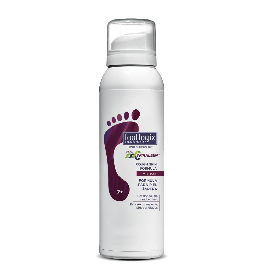 Footlogix Rough Skin Formula Mousse with Spiraleen - 125ml / 4.23oz.